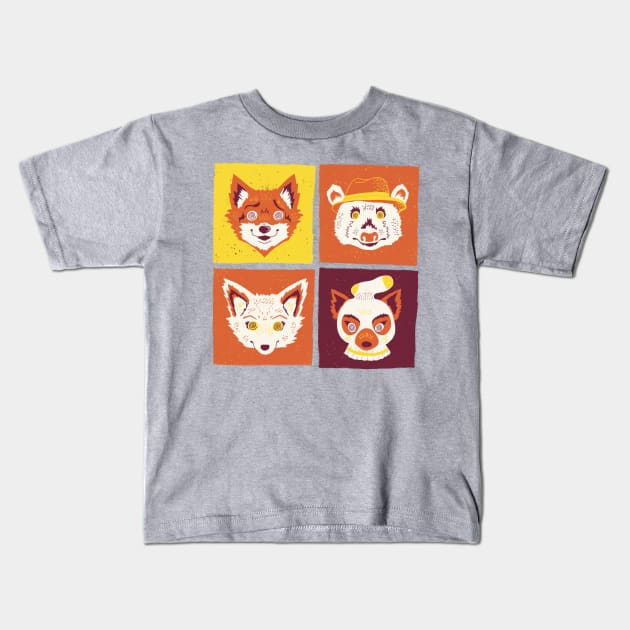 Fantastic Mr. Fox Kids T-Shirt by MasondeDesigns